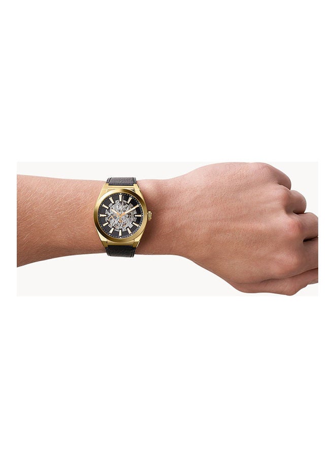 FOSSIL Men's Analog Round Shape Leather Wrist Watch ME3208 - 42 Mm  - Image 5