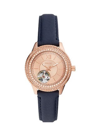 Women's Analog Round Shape Leather Wrist Watch ME3212 - 34 Mm - v1686643485/N53413471A_1