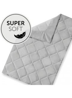 hauck Bed Me, Mattress Protector Sheet 80 X 50 Cm, With Elastic Corners, Soft Fitted Sheet For Travel Cot Mattress Grey  - Image 2