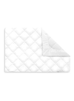 hauck Fitted Sheet 80 X 50 Cm Bed Me, Baby Cot Fitted Sheet, Breathable, Temperature Regulating, Soft Quilted - White  - Image 2