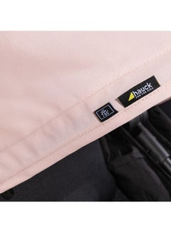 hauck Sun Canopy For Double Pushchair Swift X Duo, Upf 50 +, 3 Zones With Ventilation Outlets, Individual Summer Look, Easy To Install - Rose  - Image 4