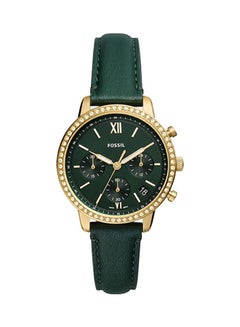 FOSSIL Women's Analog Round Shape Leather Wrist Watch ES5239 - 36 Mm  - Image 1
