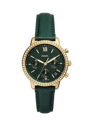 Women's Analog Round Shape Leather Wrist Watch ES5239 - 36 Mm - v1686657745/N53413520A_1