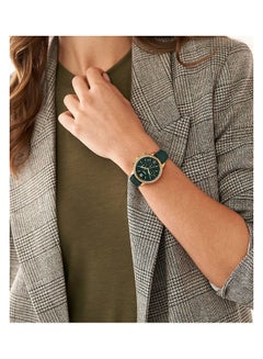 FOSSIL Women's Analog Round Shape Leather Wrist Watch ES5239 - 36 Mm  - Image 4