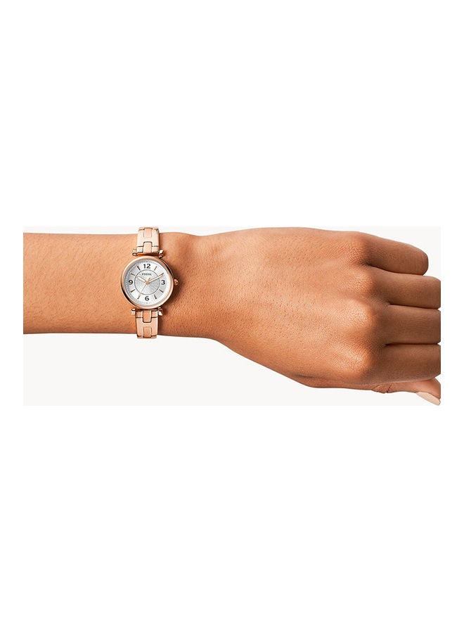 FOSSIL Women's Analog Round Shape Stainless Steel Wrist Watch ES5202 - 28 Mm  - Image 4