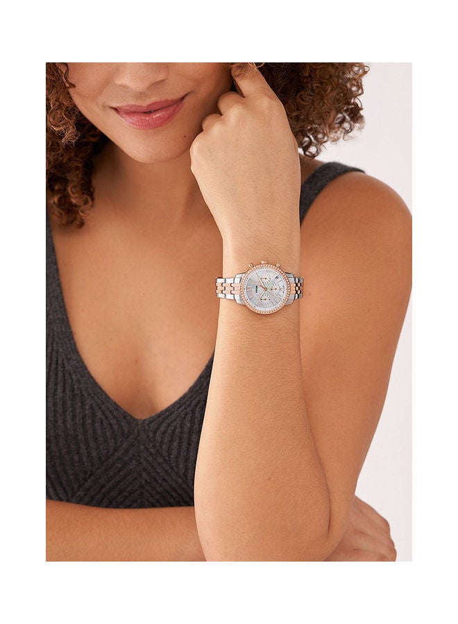 FOSSIL Women's Analog Round Shape Stainless Steel Wrist Watch ES5279 - 36 Mm  - Image 5