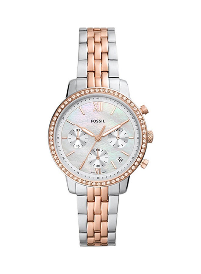 FOSSIL Women's Analog Round Shape Stainless Steel Wrist Watch ES5279 - 36 Mm  - Image 1