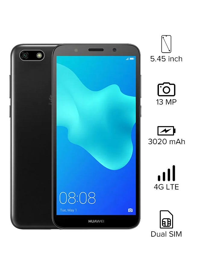 HUAWEI Y5 Prime (2018) Dual SIM Black 16GB 4G LTE  - Image 1
