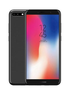 هاتف Y6 (2018) بشريحتين لون أسود سعة 16 جيجابايت رامات 2 جيجابايت يدعم خدمة 4G LTE