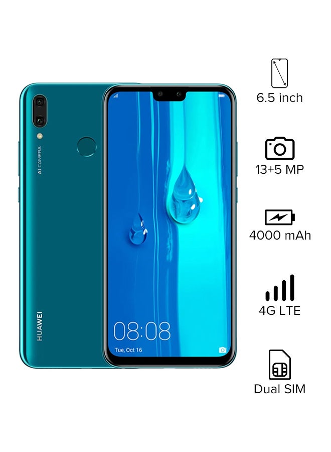 HUAWEI - Y9 (2019) Dual SIM Sapphire Blue 128GB 4GB RAM 4G LTE - Image 1