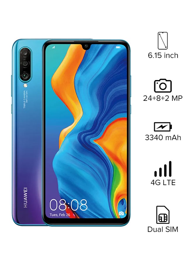HUAWEI P30 Lite Dual SIM Peacock Blue 128GB 4GB RAM 4G LTE  - Image 1