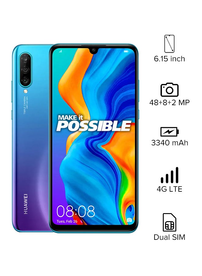 HUAWEI - P30 Lite Dual SIM Peacock Blue 128GB 6GB RAM 4G LTE - Image 1