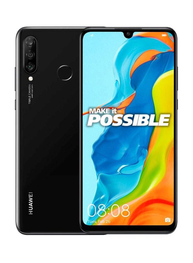 HUAWEI P30 Lite Dual SIM Midnight Black 6GB RAM 128GB 4G LTE  - Image 1