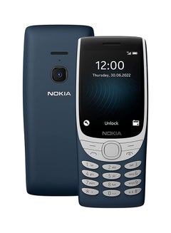 8210 Feature Phone with 4G connectivity, built-in MP3 player, wireless FM radio and classic Snake game (Dual SIM) – Blue