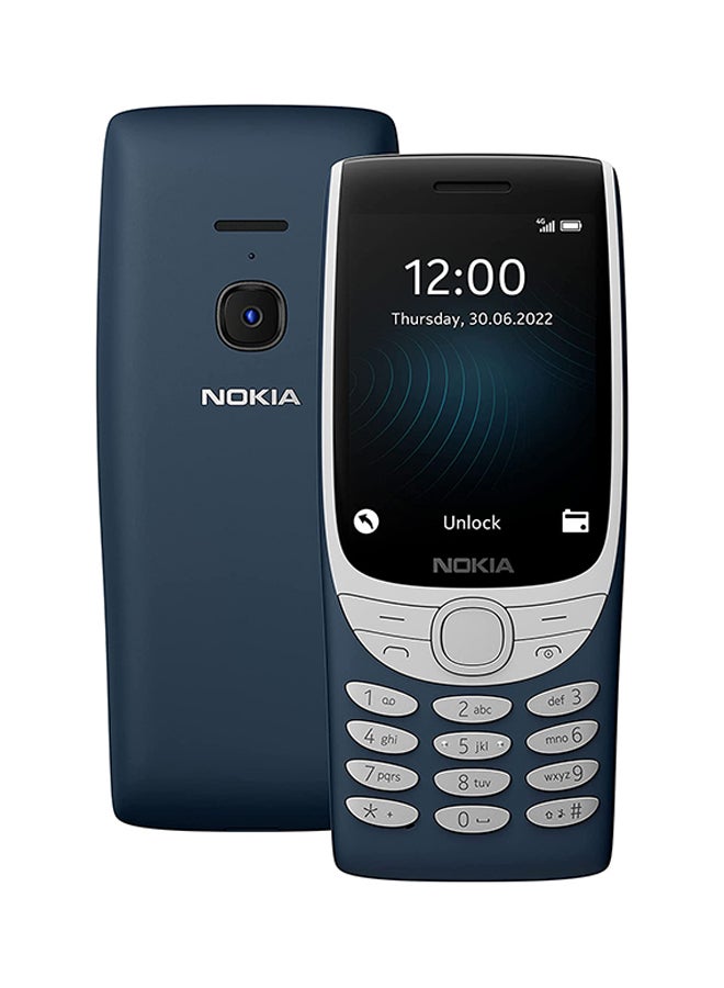 NOKIA - 8210 Feature Phone with 4G connectivity, built-in MP3 player, wireless FM radio and classic Snake game (Dual SIM) – Blue - Image 1
