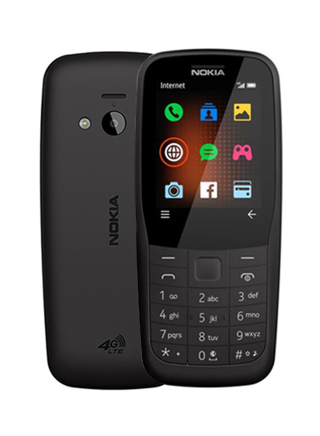 220 Dual SIM Black 16MB RAM 24MB 4G LTE
