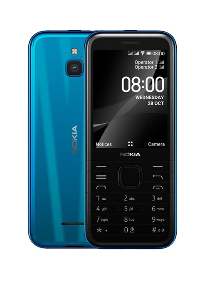 NOKIA - 8000 Dual SIM Blue 512MB RAM 4GB 4G LTE - Image 1