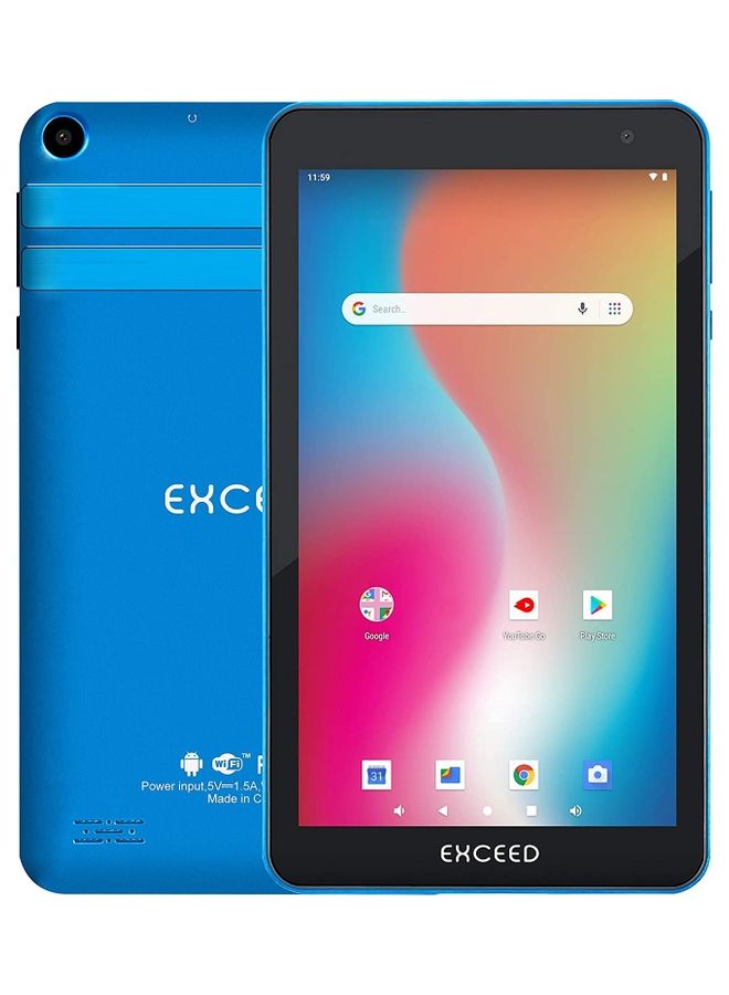 Exceed EX7W1 Plus Tablet 7 Inch, Wifi, 32GB, 2GB RAM, Blue, KSA Version  - Image 1