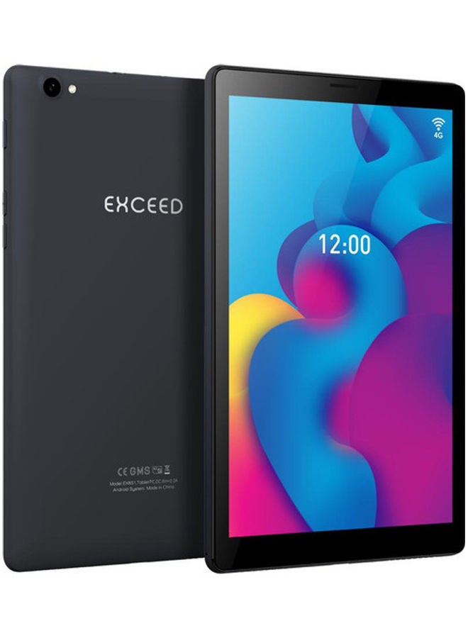 Exceed Magna 8-Inch, 32GB, 3GB RAM, Wi-Fi, 4G LTE, Black  - Image 1