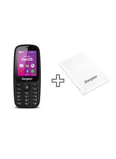 Energy E241S 4G LTE, Dual SIM Feature Phone With 2500 mAh Rapid Charging Powerbank bundle