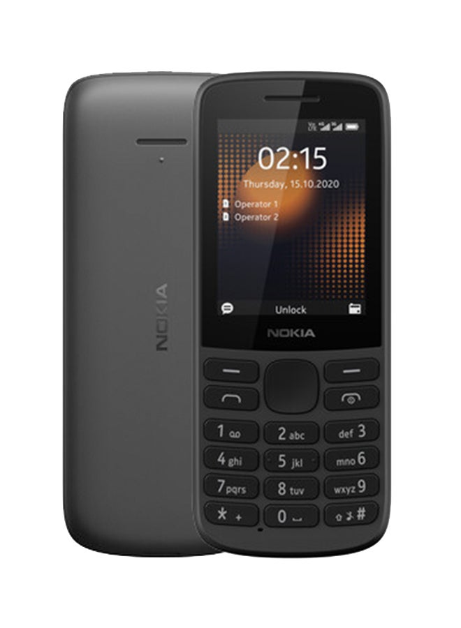 NOKIA - 215 Dual SIM Black 64MB RAM 128MB 4G LTE - Middle East Version - Image 1