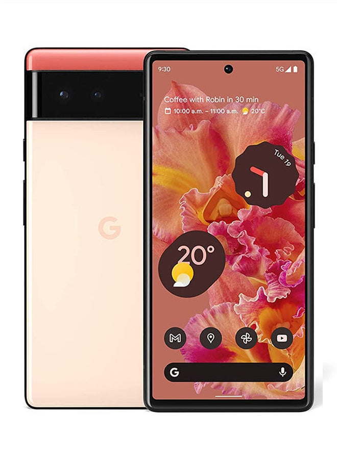 Google - Pixel 6 Kinda Coral 8GB RAM 128GB 5G - International Version - Image 1