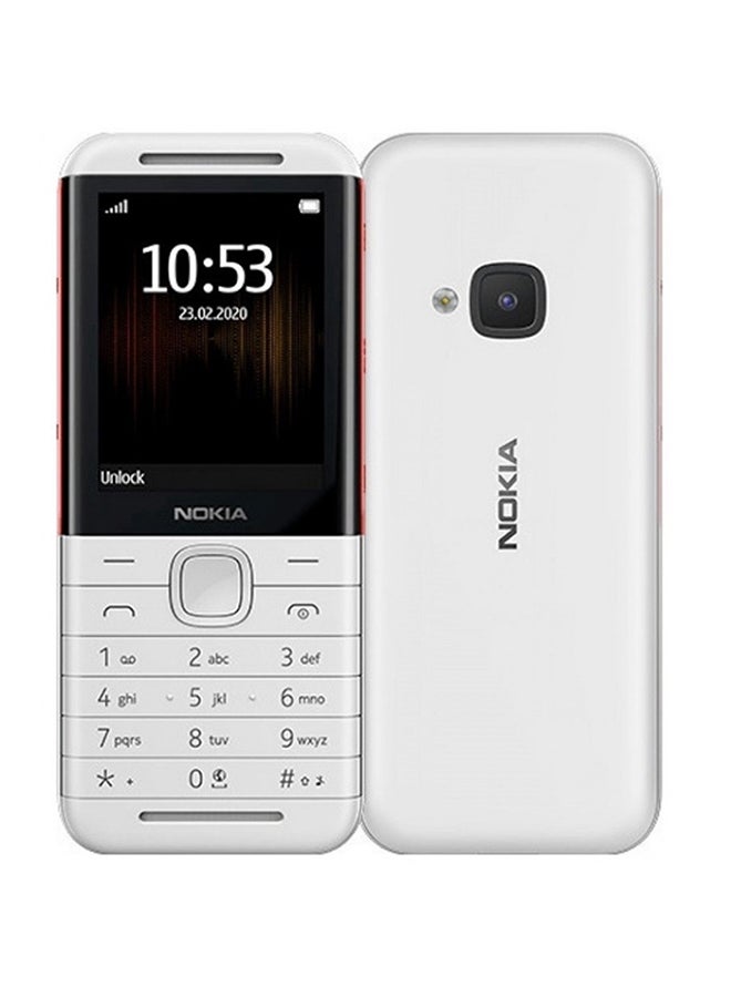 NOKIA - 5310 Dual SIM White Red 8MB RAM 16MB GSM - Image 1