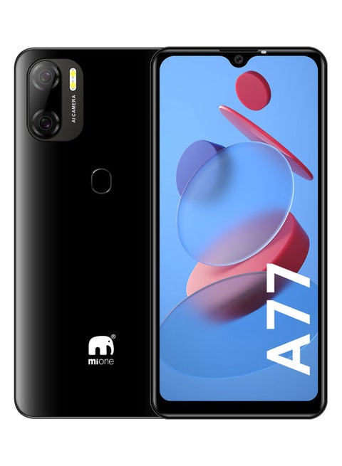A77 Android 11 Phone, Unlocked Smartphone, 6.26” HD+ Full Screen, 4000mAh Battery + Dual Sim, Face + Fingerprint unlock, Quad-core 3GB+32GB Mobile Phone, AI Camera 8MP + 5MP Cell Phones