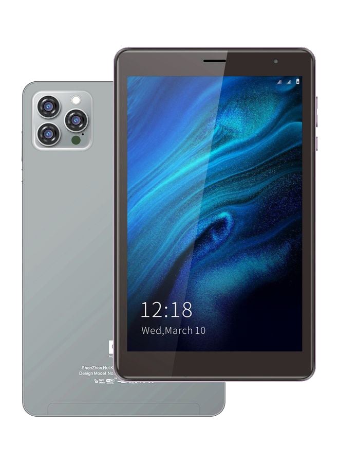 سي آيديا تابلت CM813 Pro Android الذكي بشاشة 8 بوصة وذاكرة وصول عشوائي 6 جيجابايت وذاكرة تخزين داخلية 256 جيجابايت وتقنية 5G وبلوتوث وواي فاي ومزود بغطاء حماية واقٍ باللون الرمادي  - Image 1
