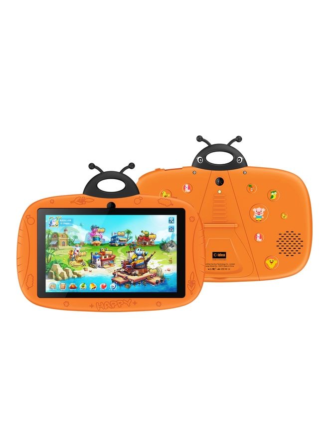 C idea CM75 Kids Android 7-Inch Smart Tablet 4GB RAM 64GB Wi-Fi And Bluetooth Orange With Built-In Adjustable Stand - Image 1