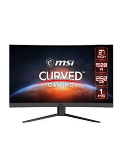شاشة ألعاب G27C4X مقاس 27 بوصة، (FHD) 1920 × 1080، FreeSync Premium، PANEL TYPE VA، HDR جاهزة، CURVATURE 1500R، 1x DP(1.2a) 2x HDMI (2.0)، 10 بت (8 بت + FRC) ,