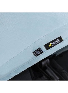 hauck Sun Canopy For Double Pushchair Swift X Duo, Upf 50 +, 3 Zones With Ventilation Outlets, Individual Summer Look, Easy To Install - Blue  - Image 4