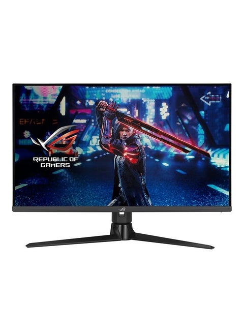 32 inch ROG Strix HDMI 2.1 DSC Gaming Monitor (XG32UQ) - 4K UHD (3840 x 2160), Fast IPS, 160Hz, 1ms, G-SYNC compatible, FreeSync Premium Pro, DisplayPort, USB, HDMI, DisplayHDR600, Variable Overdrive Black