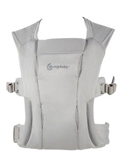 ergobaby Embrace Soft Air Mesh Ergonomic Baby Carrier For Newborns From Birth, Ergonomic 2 - Position Belly Carrier Front Carrier - Soft Grey  - Image 1