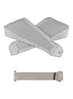 ergobaby Embrace Soft Air Mesh Ergonomic Baby Carrier For Newborns From Birth, Ergonomic 2 - Position Belly Carrier Front Carrier - Soft Grey  - Image 4