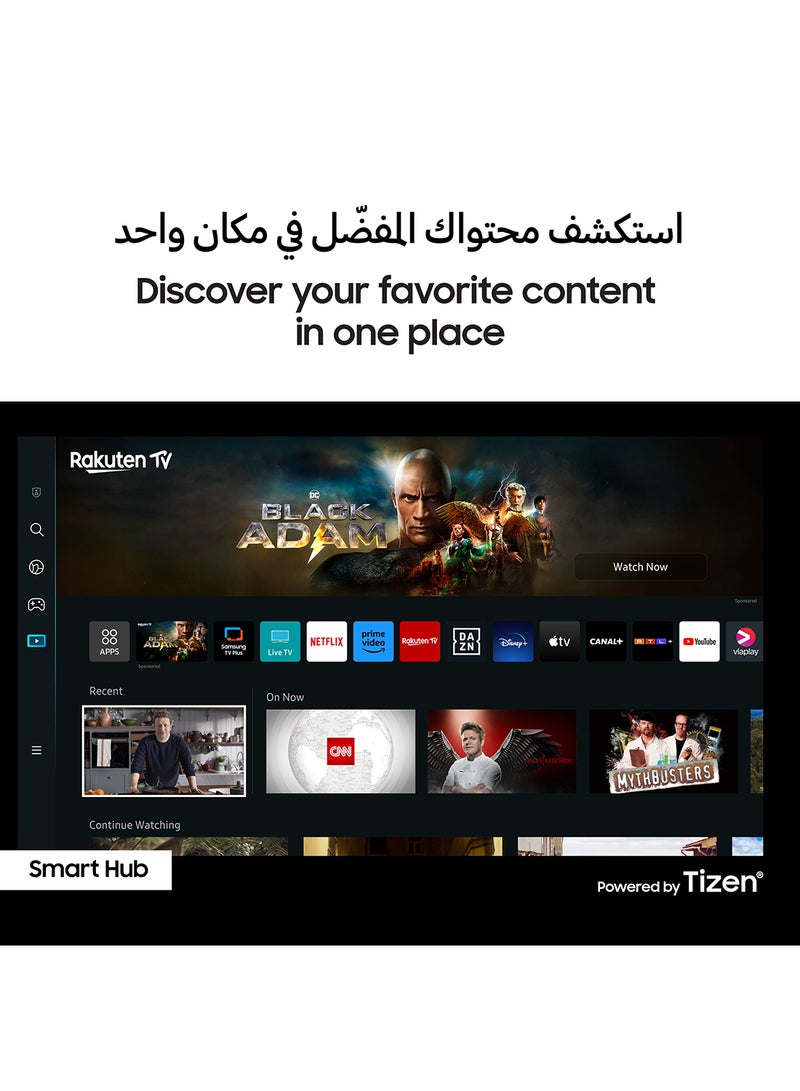Samsung - 43 Inch Crystal UHD 4K Smart TV 2023 43CU7000 UA43CU7000UXZN Black UA43CU7000UXZN Black - Image 1
