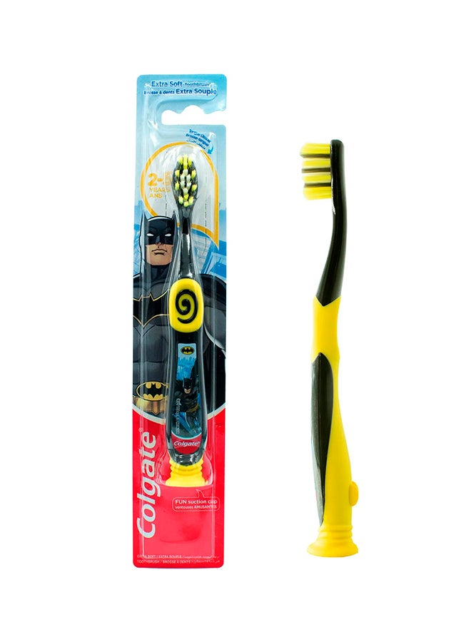 Colgate Barbie And Batman Assorted 2-5 Years Extra Soft Manual Toothbrush Kids 1Piece - Image 1