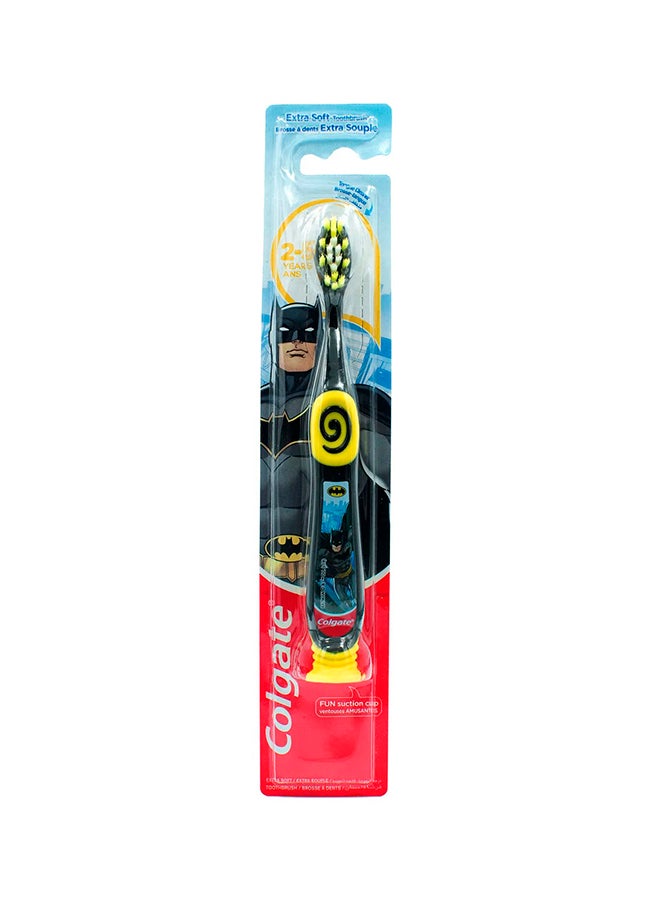 Colgate Barbie And Batman Assorted 2-5 Years Extra Soft Manual Toothbrush Kids 1Piece - Image 2