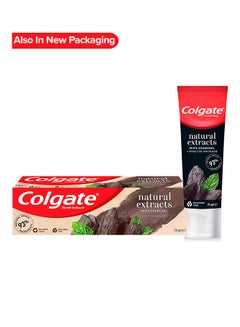 Colgate Natural Extracts Effective Whitening Charcoal Toothpaste 75ml  - Image 2