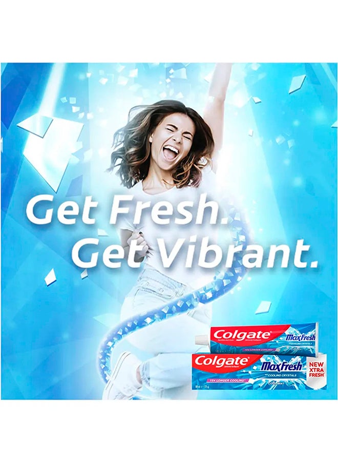 Colgate - Max Fresh Cooling Crystals Cool Mint Gel Toothpaste White 100ml - Image 1