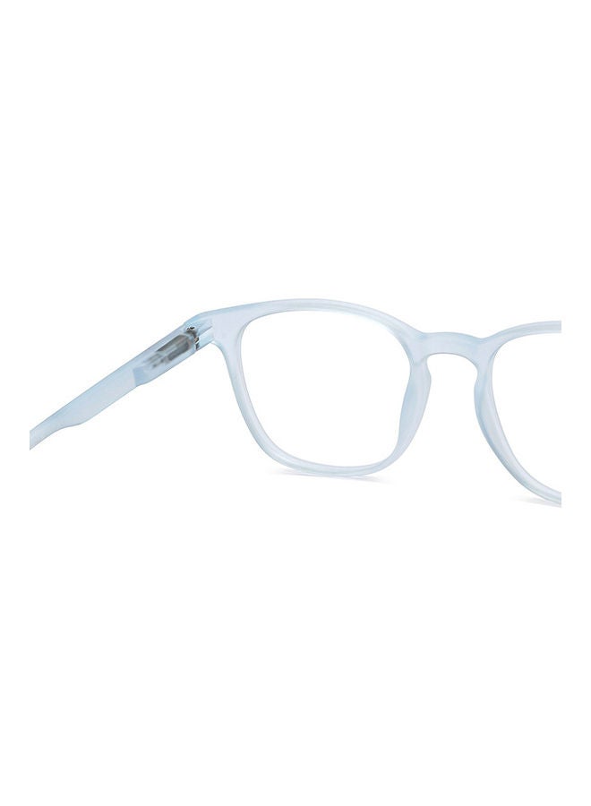 Lenskart Blu Hustlr | Peyush Bansal Glasses | Zero Power Bluecut And Antiglare Computer Eyeglasses | Blue Full Rim Square | For Men And Women | Large | LB E14058  - Image 3