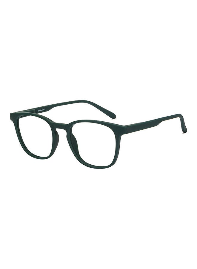 Lenskart Blu Hustlr | Peyush Bansal Glasses For Eye Protection From Digital Screens | Computer Glasses With Blue Cut And UV Protection | Lightweight Specs Zero Power | Medium | Military Green  - Image 1