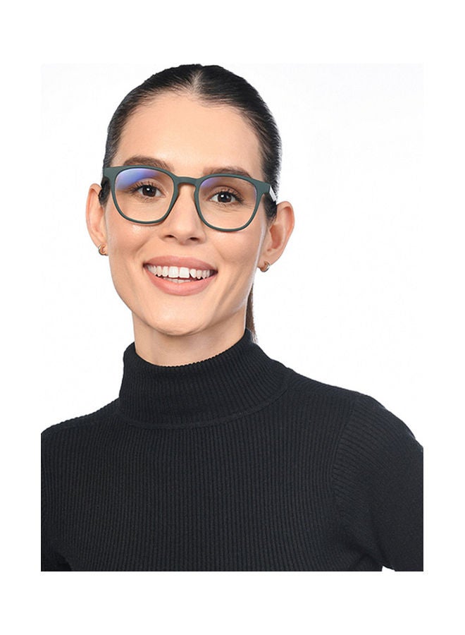 Lenskart Blu Hustlr | Peyush Bansal Glasses For Eye Protection From Digital Screens | Computer Glasses With Blue Cut And UV Protection | Lightweight Specs Zero Power | Medium | Military Green  - Image 5