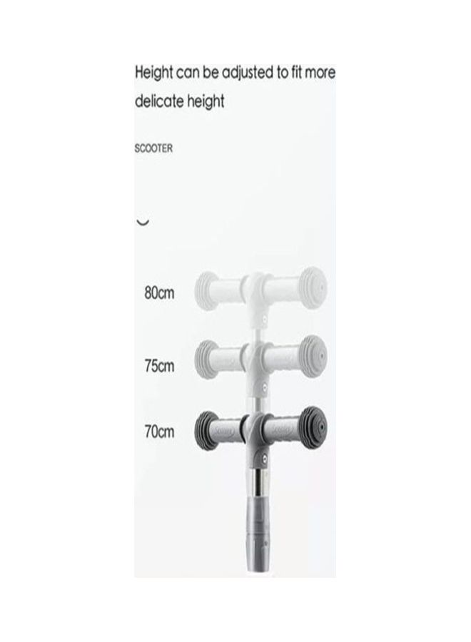 3 Wheel Kick Scooters With Colorful Led Turning Wheel Lights Blue 52X31X72cm