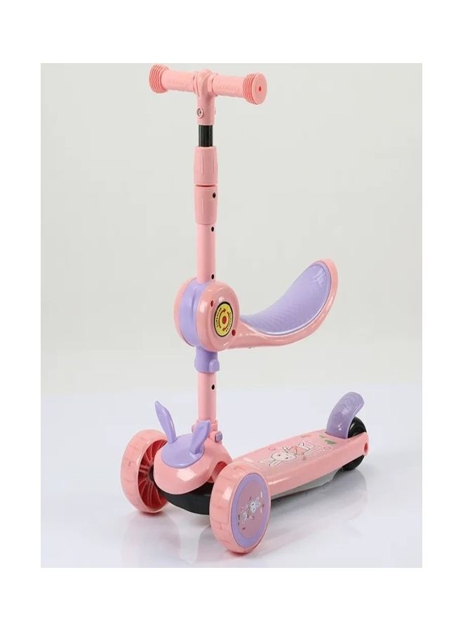 فاميلي سنتر 3 Wheel Swing Ride on Kids Scooters Pink - Image 2