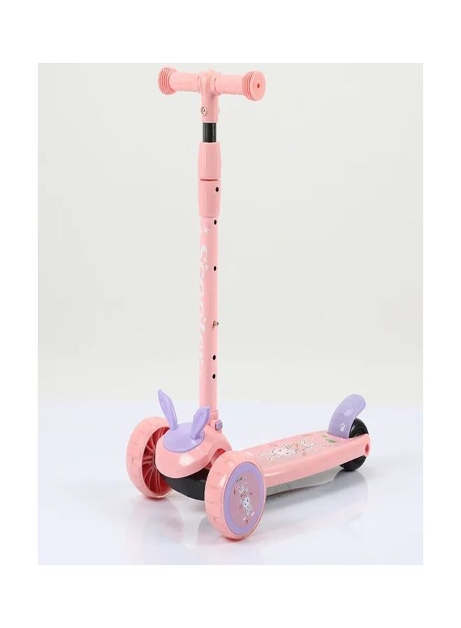 فاميلي سنتر 3 Wheel Swing Ride on Kids Scooters Pink - Image 3