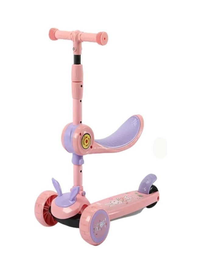 فاميلي سنتر 3 Wheel Swing Ride on Kids Scooters Pink - Image 1