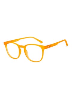 Lenskart Blu Hustlr | Peyush Bansal Glasses For Eye Protection From Digital Screens | Computer Glasses With Blue Cut, Anti Glare And UV Protection | Lightweight Specs Zero Power | Medium | Amber  - Image 1