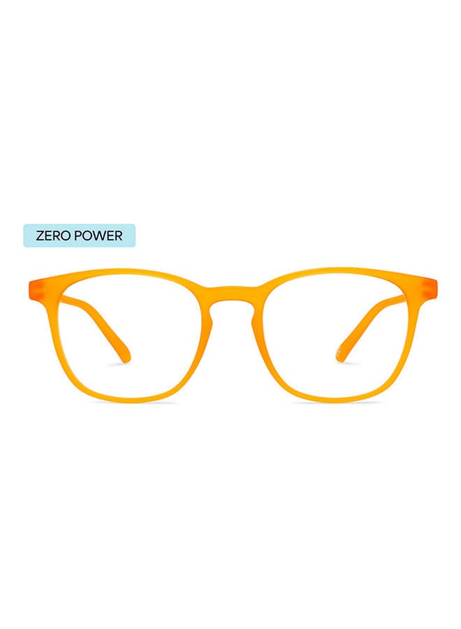 Lenskart Blu Hustlr | Peyush Bansal Glasses For Eye Protection From Digital Screens | Computer Glasses With Blue Cut, Anti Glare And UV Protection | Lightweight Specs Zero Power | Medium | Amber  - Image 2