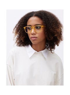 Lenskart Blu Hustlr | Peyush Bansal Glasses For Eye Protection From Digital Screens | Computer Glasses With Blue Cut, Anti Glare And UV Protection | Lightweight Specs Zero Power | Medium | Amber  - Image 5